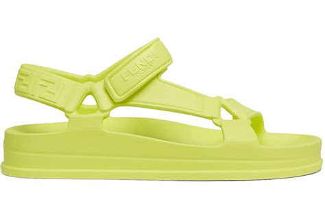 fendi yellow sandals|women fendi sandals clearance.